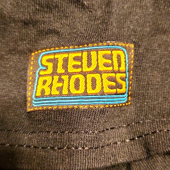 Steven Rhodes Shirt Adult Medium Black Timmy Has a Visitor Graphic Tee Men's - Picture 4 of 5